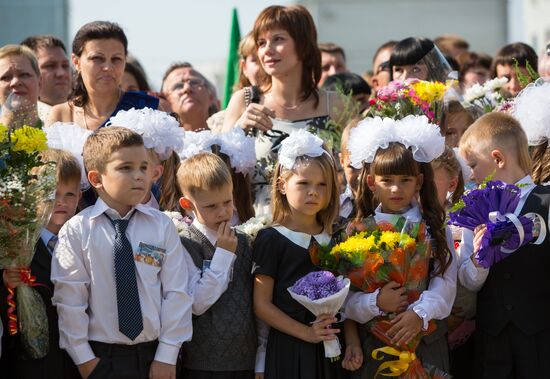 Academic year begins at Russian schools