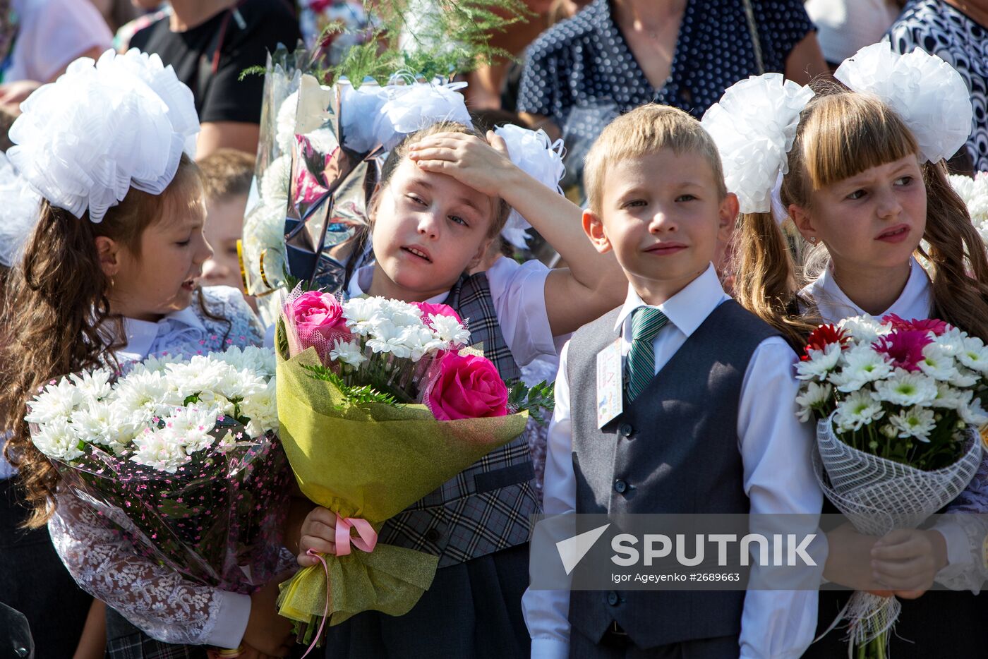 Academic year begins at Russian schools