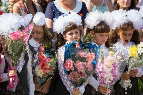 Academic year begins at Russian schools