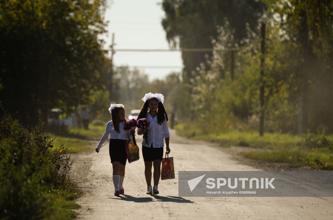 Academic year begins at Russian schools