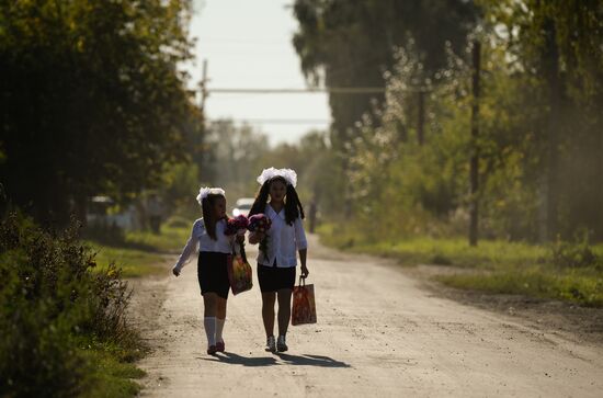 Academic year begins at Russian schools