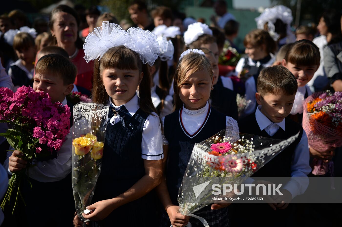 Academic year begins at Russian schools