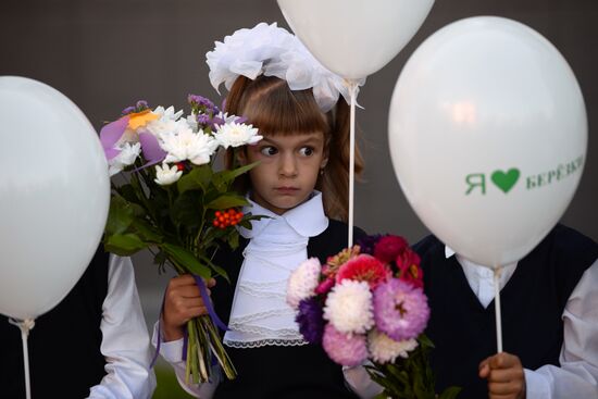 Academic year begins at Russian schools