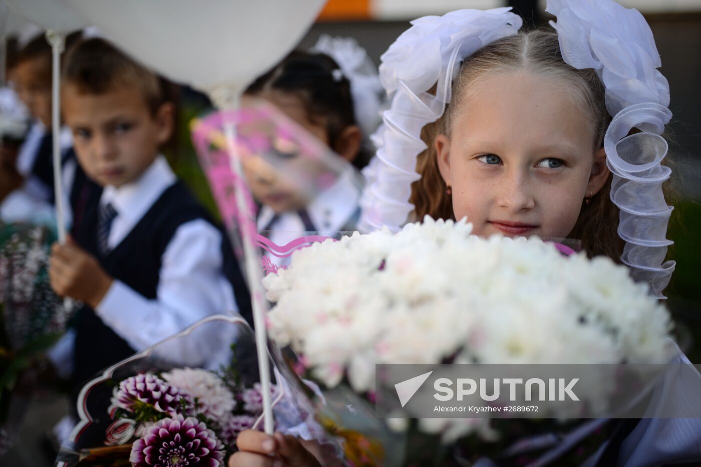 Academic year begins at Russian schools