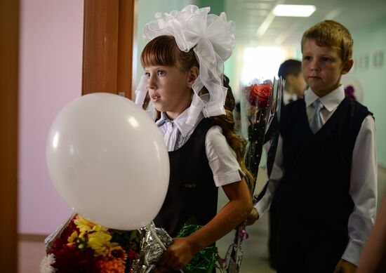 Academic year begins at Russian schools