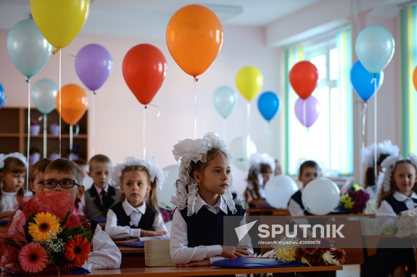 Academic year begins at Russian schools