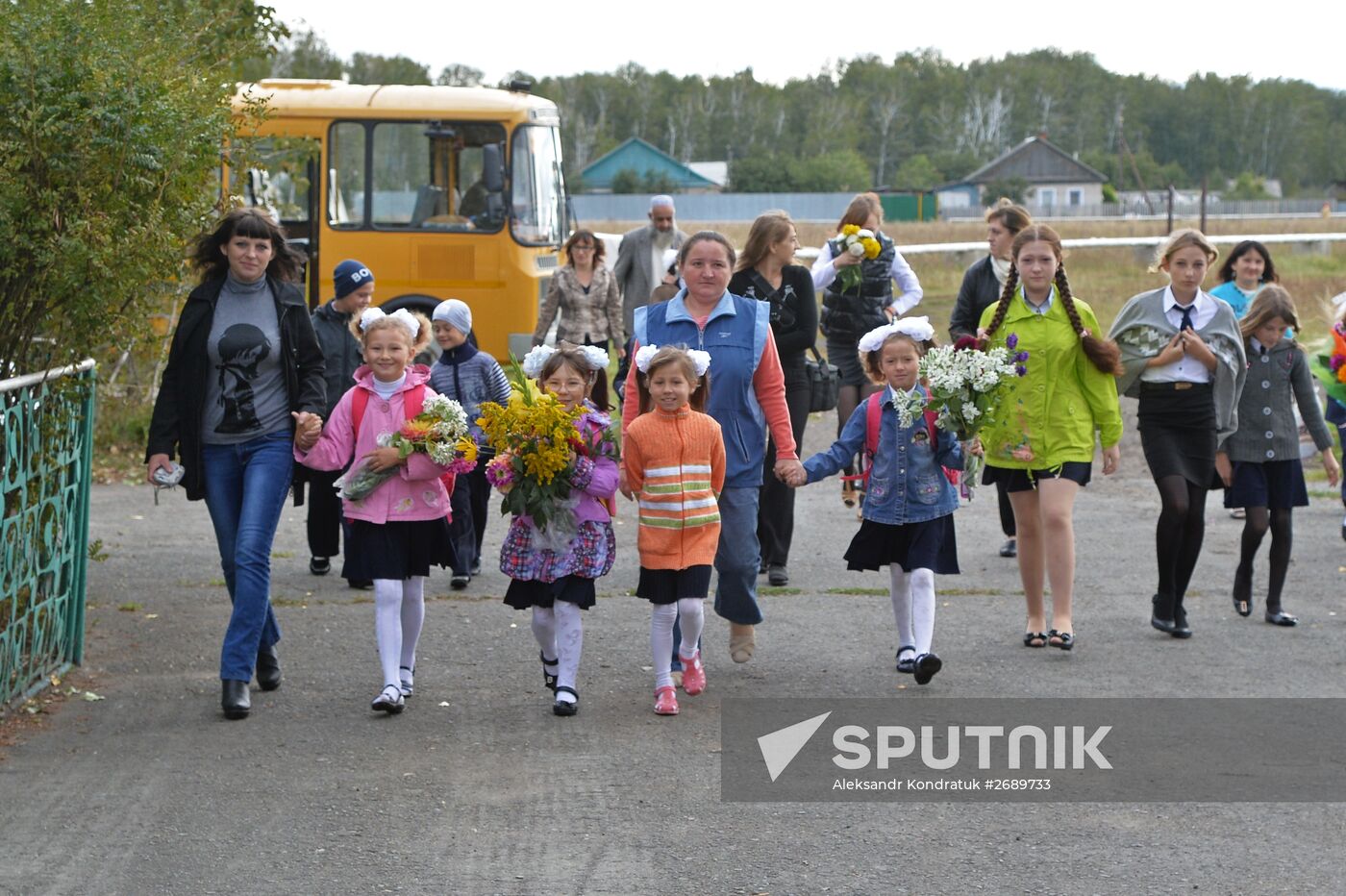 Academic year begins at Russian schools