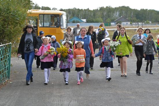 Academic year begins at Russian schools