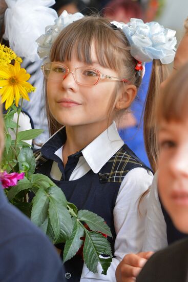 Academic year begins at Russian schools