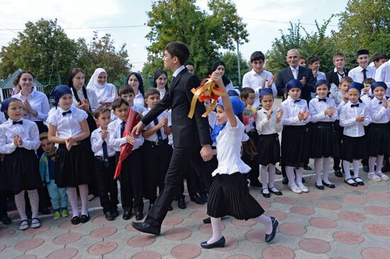 Academic year begins at Russian schools