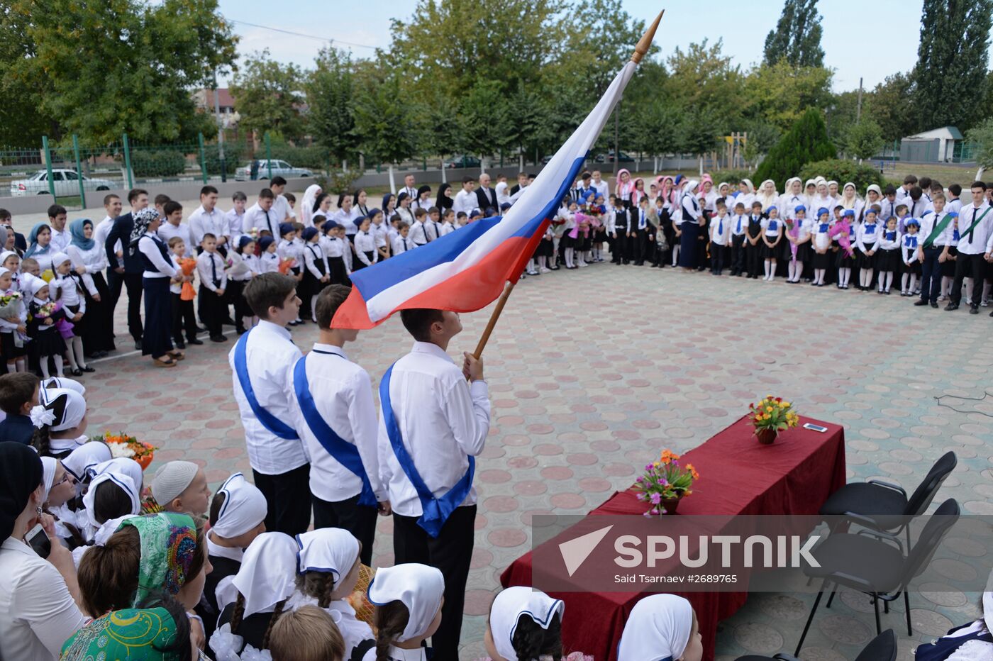 Academic year begins at Russian schools