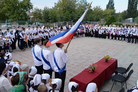 Academic year begins at Russian schools