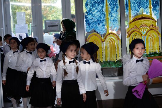 Academic year begins at Russian schools