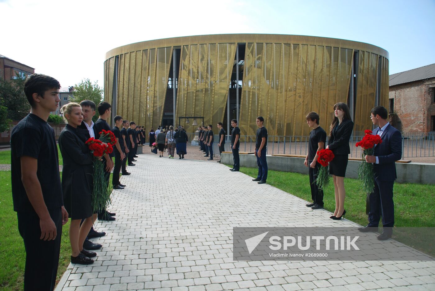 Mourning ceremonies in Beslan