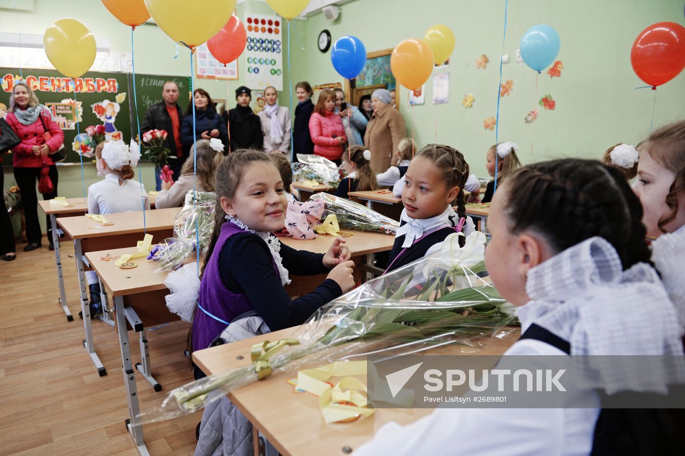 Academic year begins at Russian schools