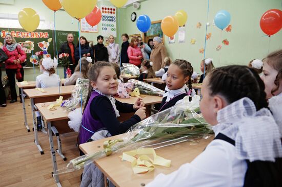 Academic year begins at Russian schools