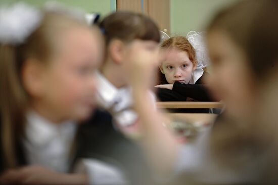 Academic year begins at Russian schools