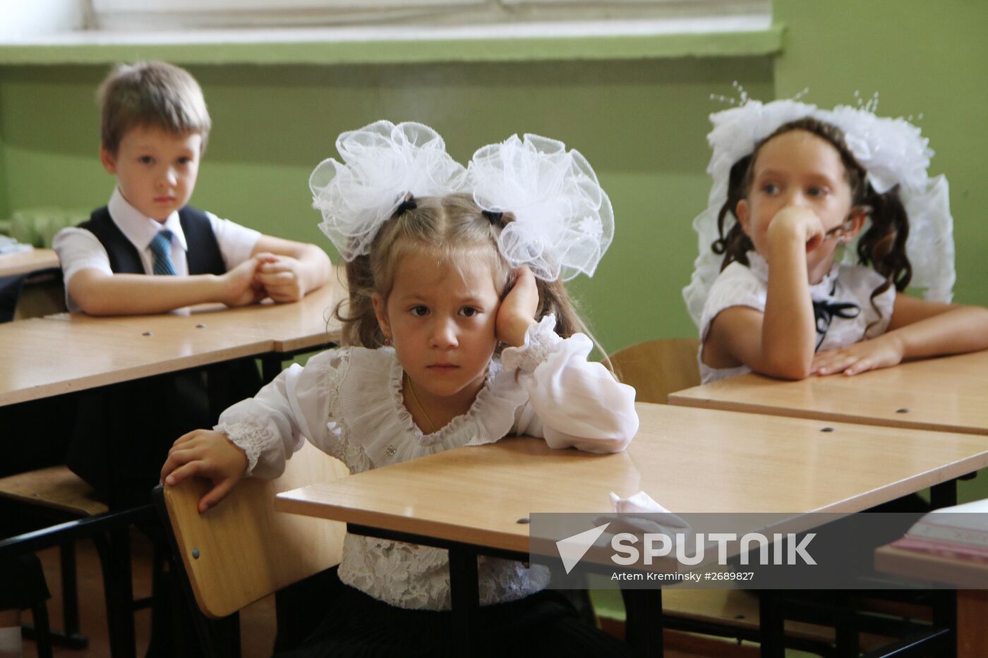 Academic year begins at Russian schools