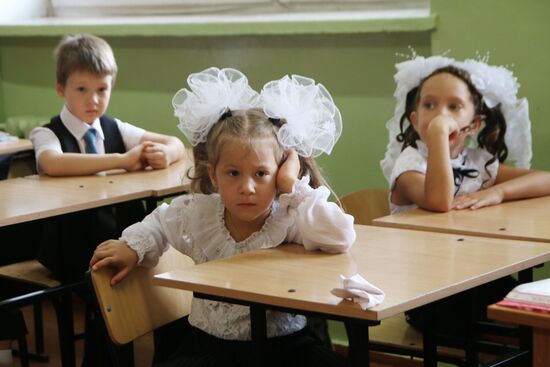 Academic year begins at Russian schools