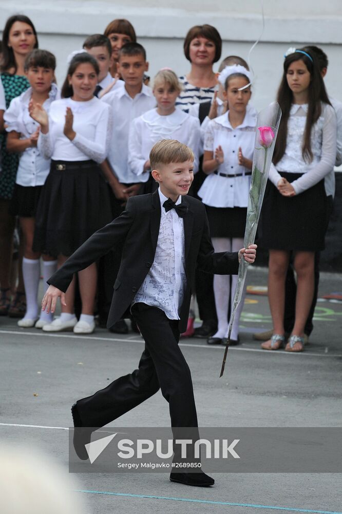 Academic year begins at Russian schools