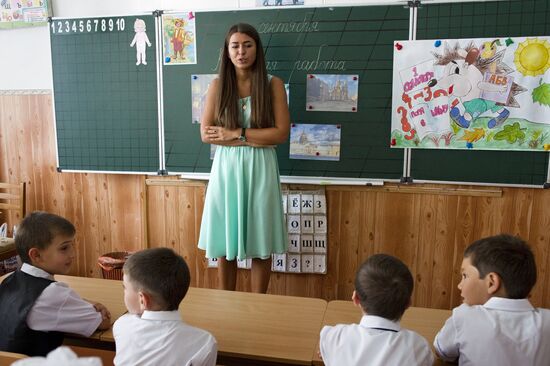 Academic year begins at Russian schools