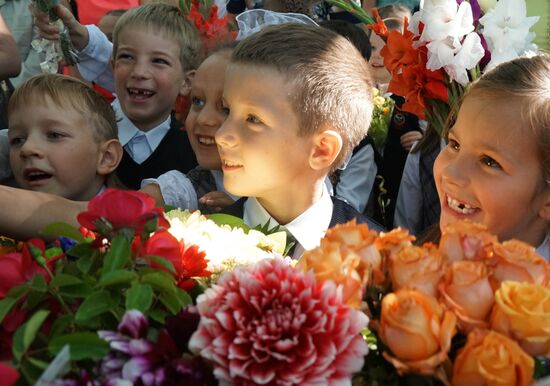 Academic year begins at Russian schools