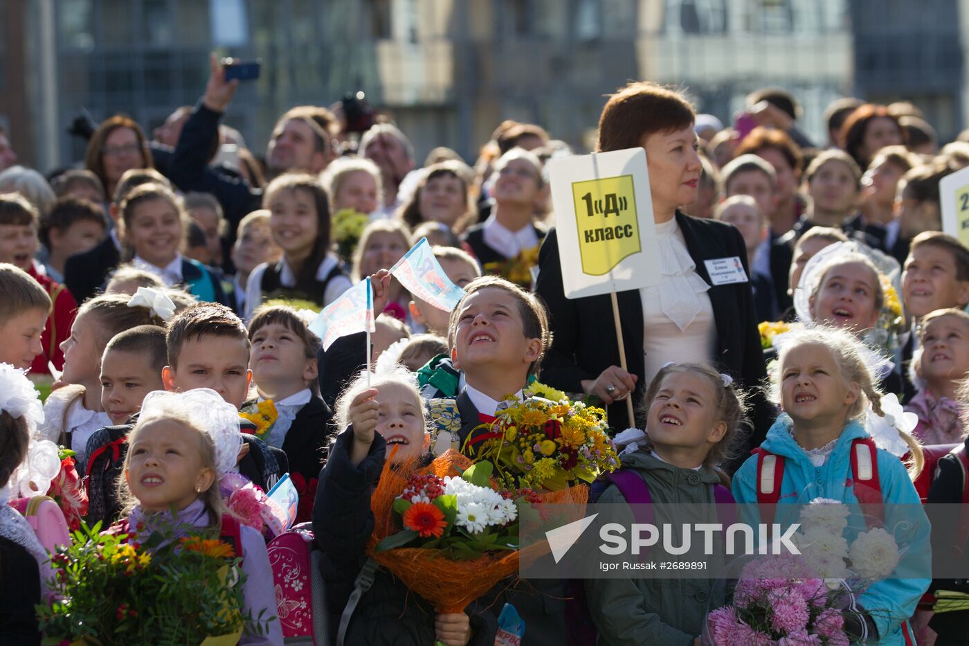 Academic year begins at Russian schools