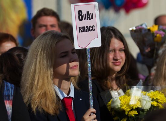 Academic year begins at Russian schools