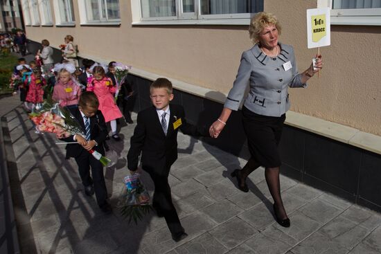 Academic year begins at Russian schools