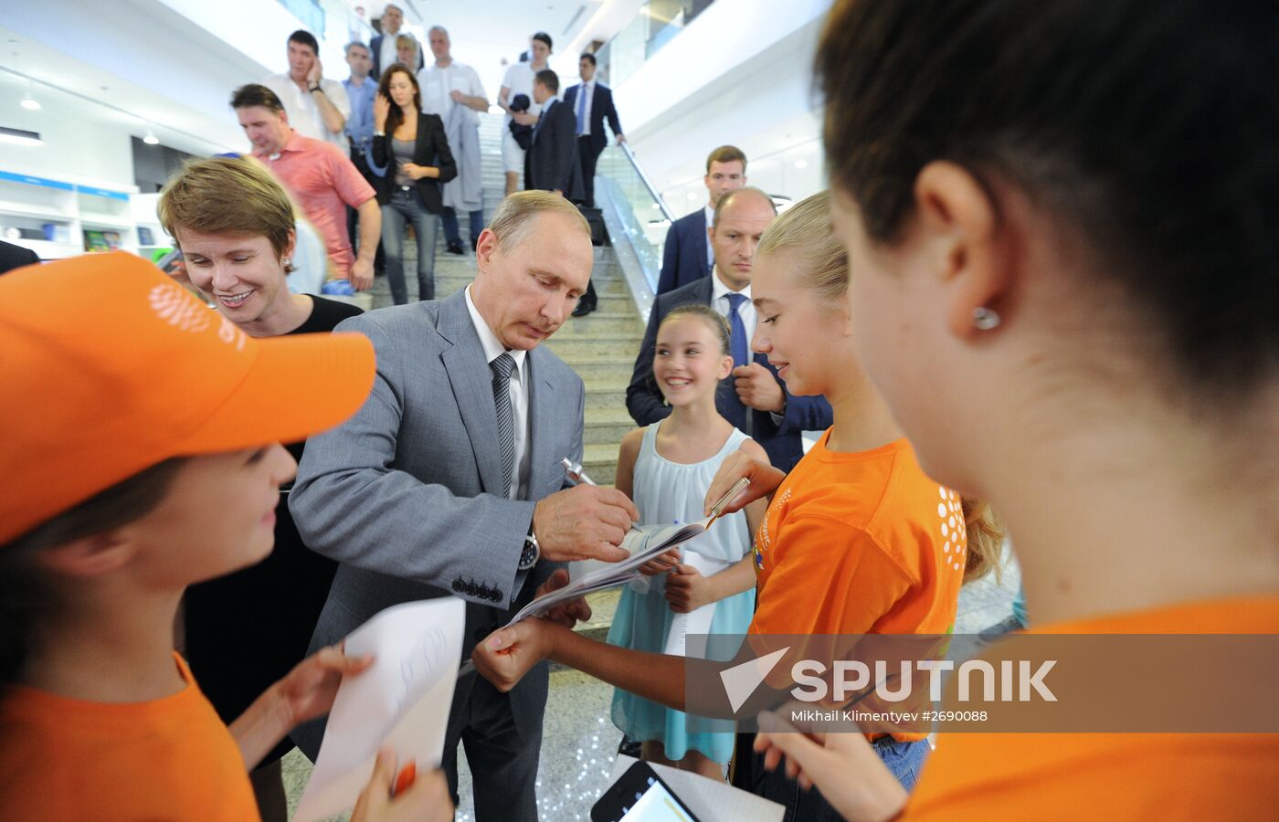 President Vladimir Putin attends celebrations of Knowledge Day in Sirius Center for Talented Children in Sochi