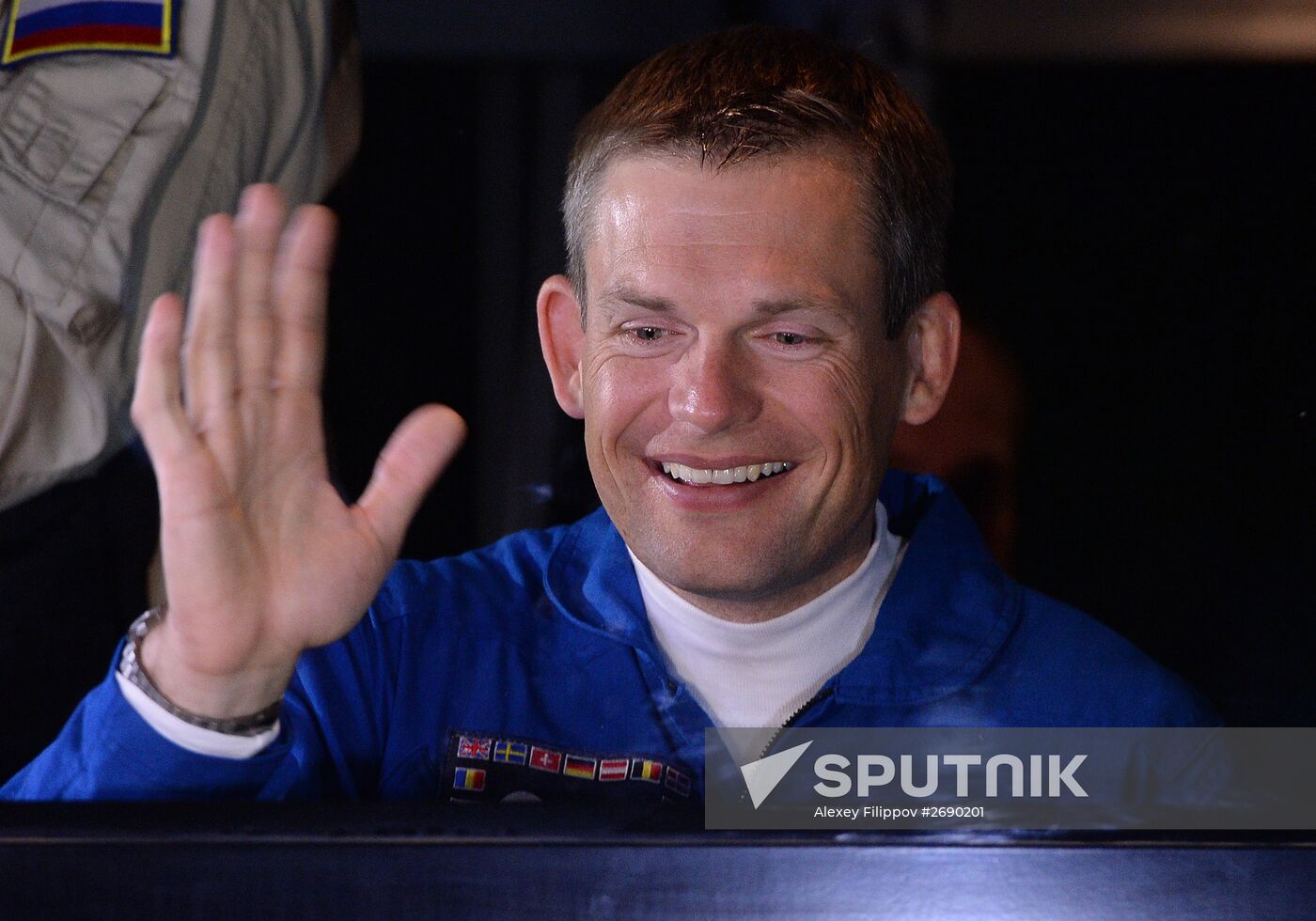 Launch of Soyuz TMA-18M spacecraft with crew of long-term expedition 45/46 to the ISS