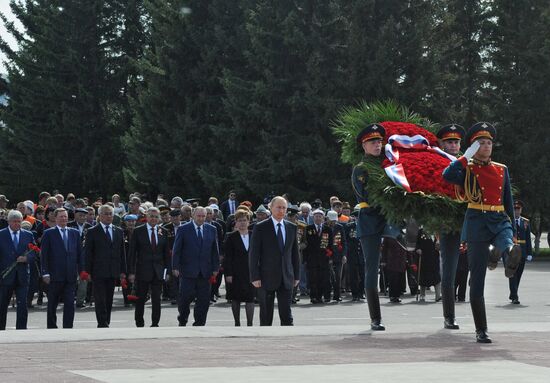 Russian President Vladimir Putin visits Chita