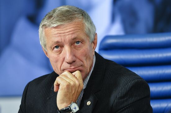 News conference by Mireille Mathieu