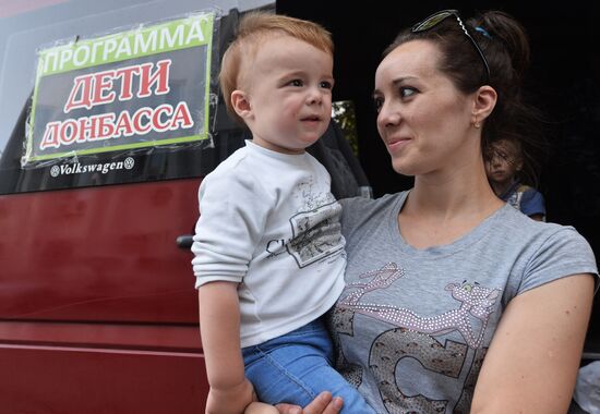 Donbas children sent to Moscow for medical treatment