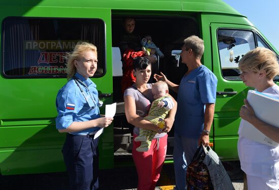 Donbas children sent to Moscow for medical treatment