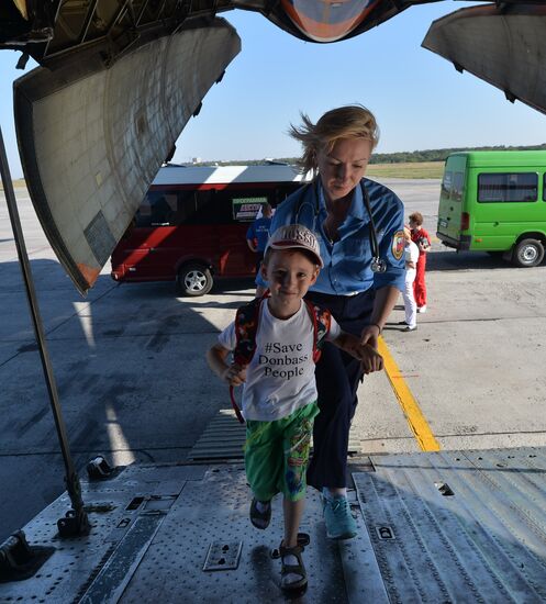 Donbas children sent to Moscow for medical treatment