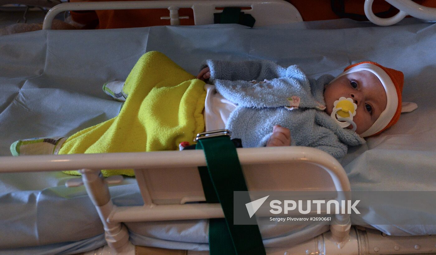 Donbas children sent to Moscow for medical treatment