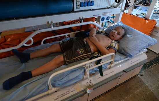 Donbas children sent to Moscow for medical treatment