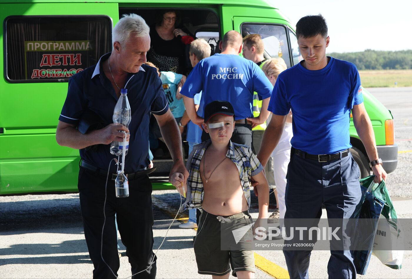 Donbas children sent to Moscow for medical treatment