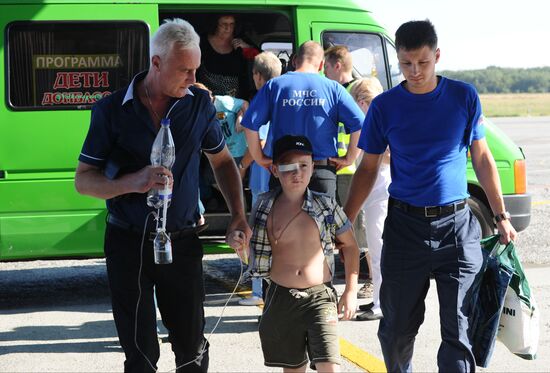 Donbas children sent to Moscow for medical treatment