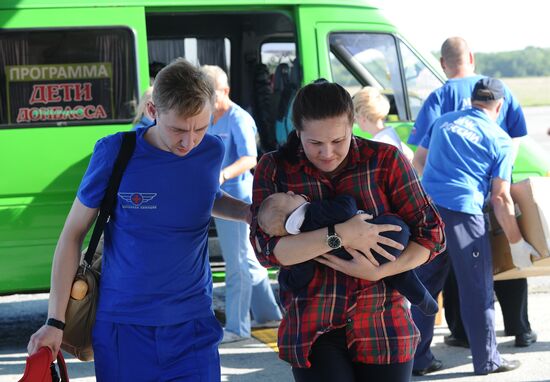 Donbas children sent to Moscow for medical treatment