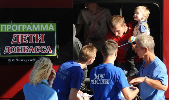 Donbas children sent to Moscow for medical treatment