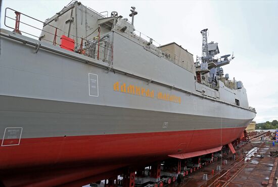 Launching the Admiral Makarov patrol ship in the Kaliningrad Region