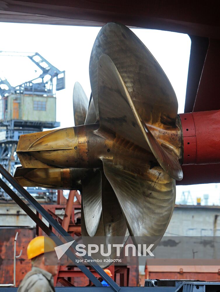Launching the Admiral Makarov patrol ship in the Kaliningrad Region