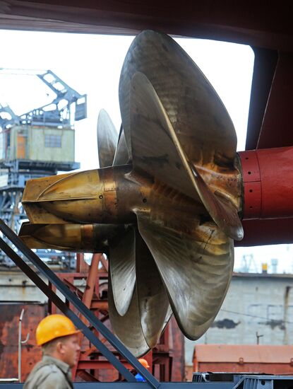 Launching the Admiral Makarov patrol ship in the Kaliningrad Region