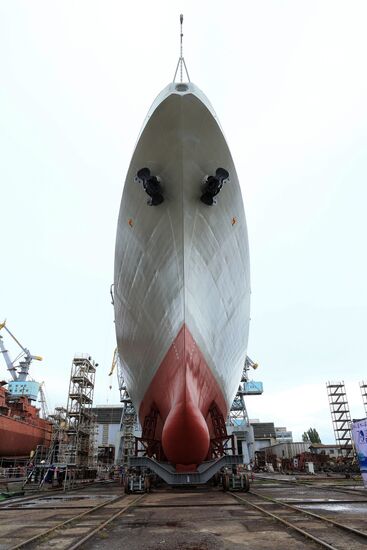 Launching the Admiral Makarov patrol ship in the Kaliningrad Region