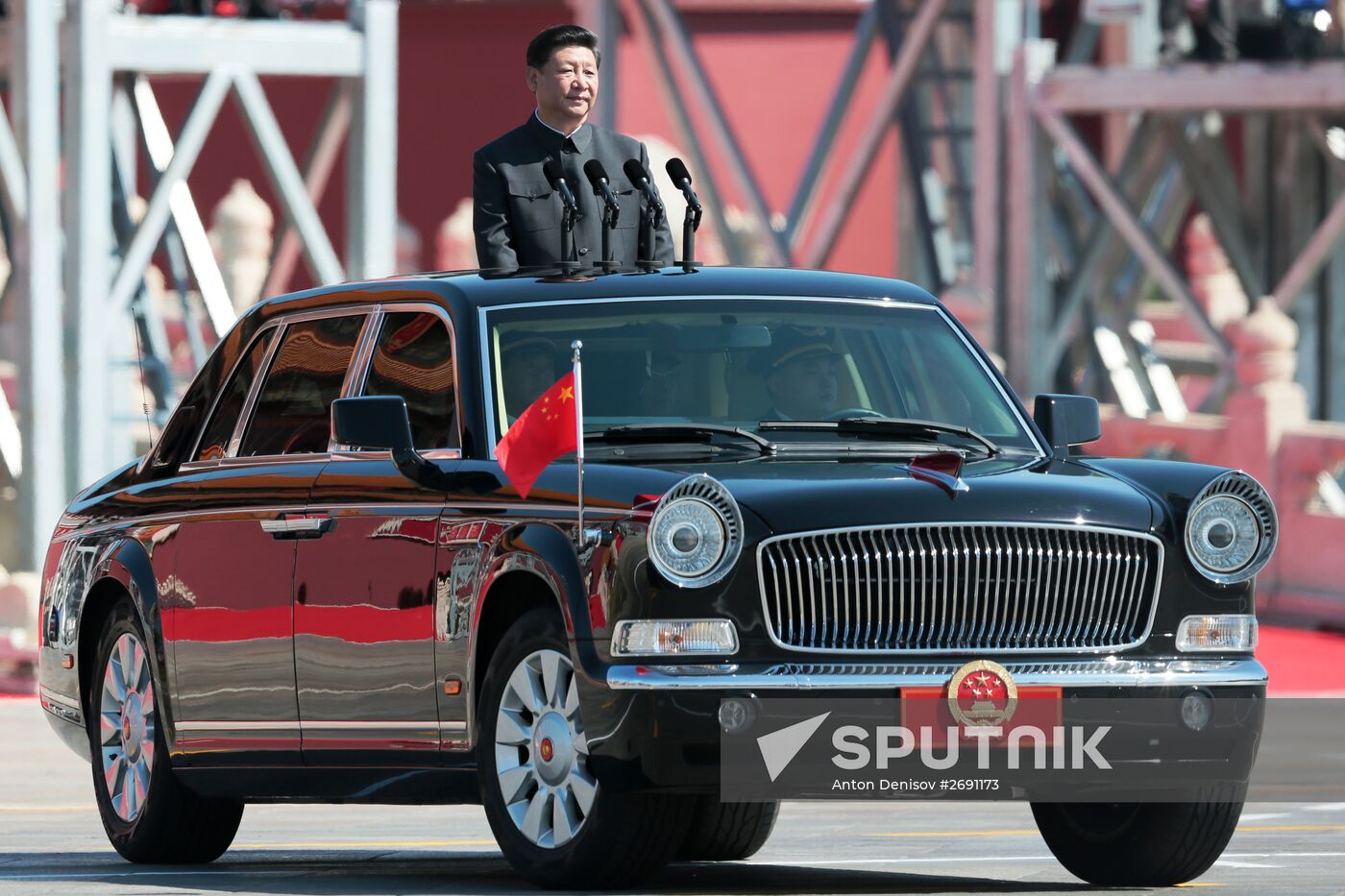 Military parade in Beijing to mark the end of WWII