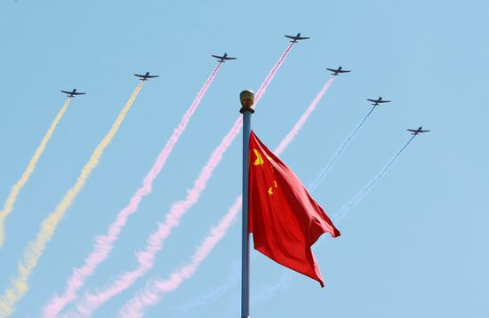 Military parade in Beijing to mark the end of WWII