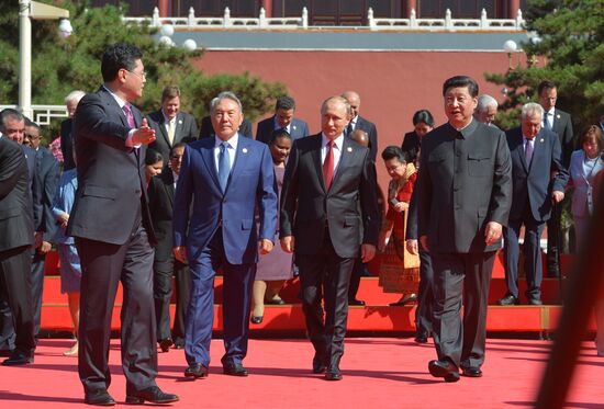 Russian President Vladimir Putin's visit to China. Day Two