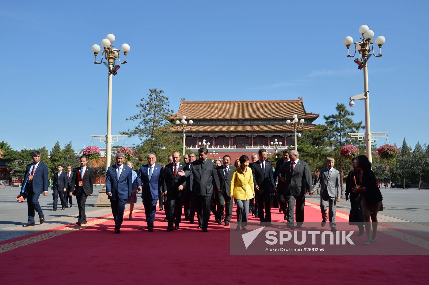 Russian President Vladimir Putin's visit to China. Day Two